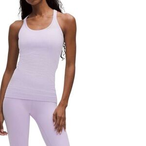 Lululemon Ebb to Steet pink tank top